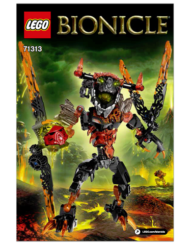 71313 Lava Beast (Used) LEGO BIONICLE product image 2, provided for visual reference and product detail review