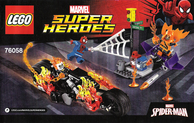 76058 Spider-Man: Ghost Rider Team-Up (Used) LEGO Super Heroes product image 2, provided for visual reference and product