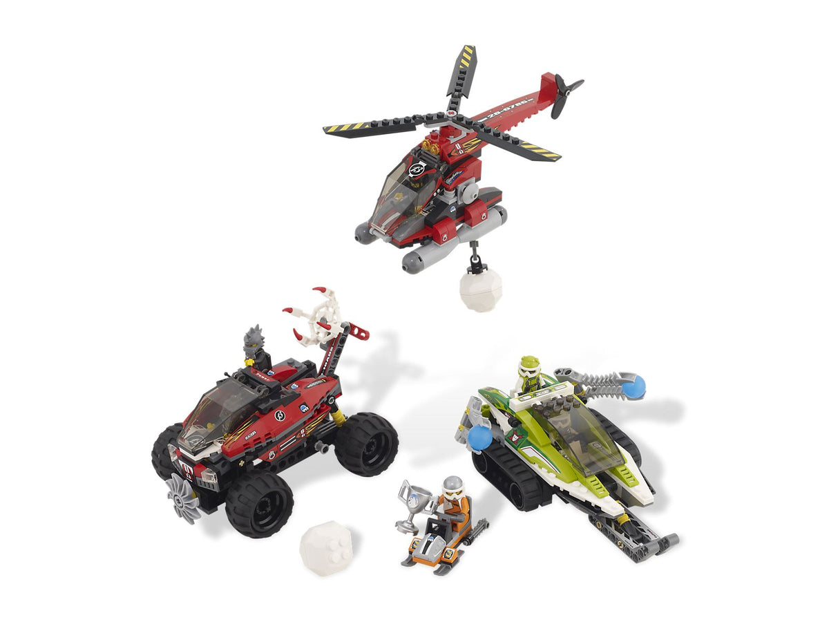 8863 Blizzard's Peak (Used) LEGO World Racers product image 1, provided for visual reference and product detail review