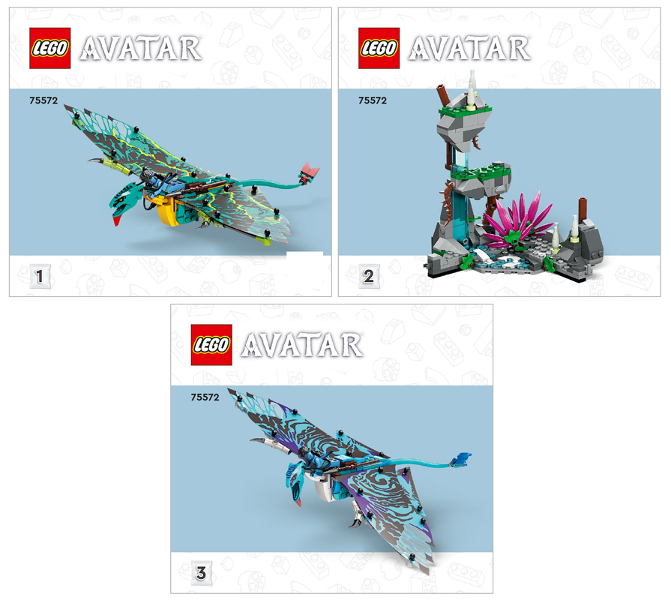 75572 Jake & Neytiri's First Banshee Flight (Certified) LEGO Avatar product image 2, provided for visual reference and