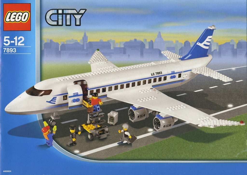 7893 Passenger Plane (Certified) LEGO City product image 2, provided for visual reference and product detail review