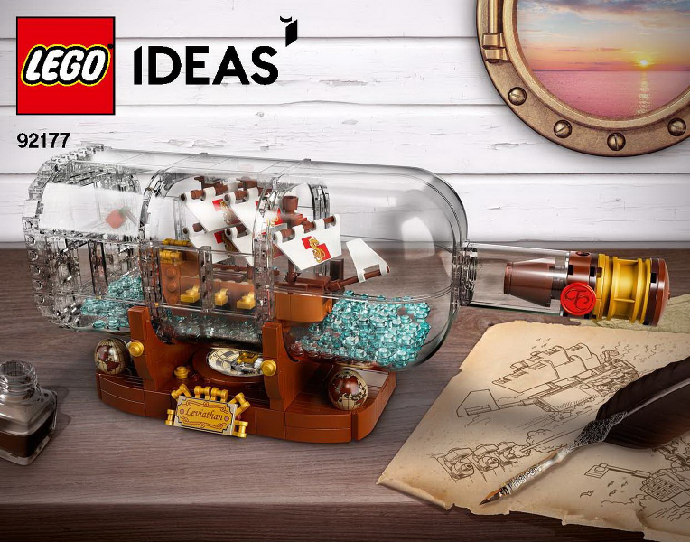 92177 Ship in a Bottle (Reissue) (Used) LEGO Ideas product image 2, provided for visual reference and product detail review