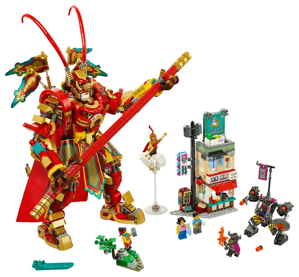80012 Monkey King Warrior Mech (Used) LEGO Monkie Kid product image 1, provided for visual reference and product detail