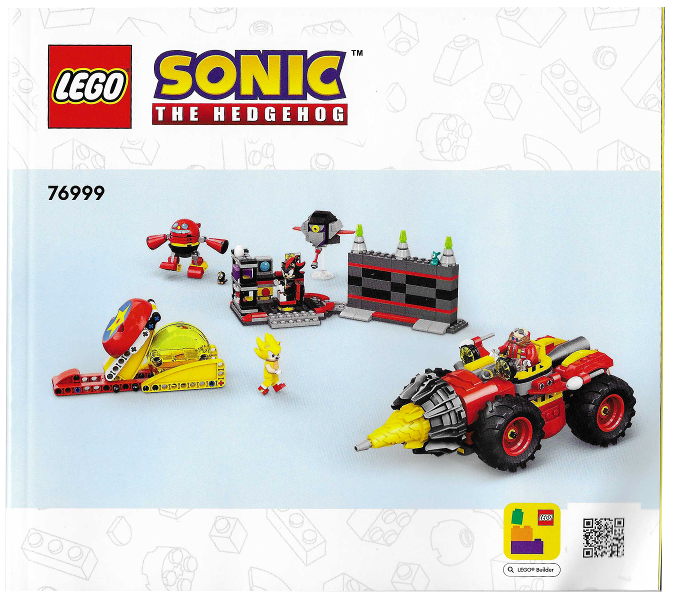 76999 Super Sonic vs. Egg Drillster (Used) LEGO Sonic product image 2, provided for visual reference and product detail