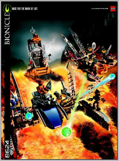 8624 Race for the Mask of Life (Certified) LEGO BIONICLE product image 2, provided for visual reference and product detail