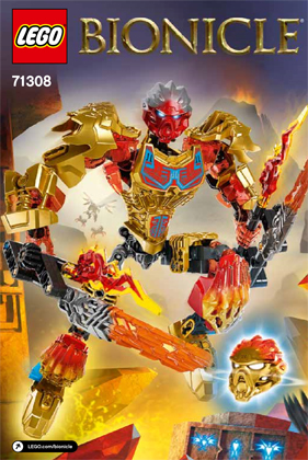 71308 Tahu - Uniter of Fire (Certified) LEGO BIONICLE product image 2, provided for visual reference and product detail