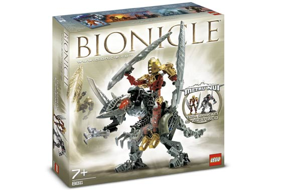 8811 Toa Lhikan & Kikanalo (Retired) LEGO BIONICLE product image 1, provided for visual reference and product detail review