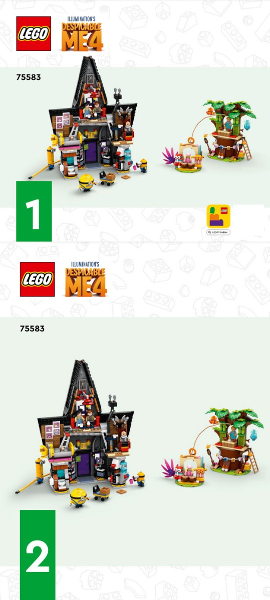 75583 Minions and Gru's Family Mansion (Used) LEGO Despicable Me product image 2, provided for visual reference and product