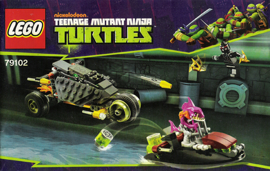 79102 Stealth Shell in Pursuit (Used) LEGO Teenage Mutant Ninja Turtles product image 2, provided for visual reference and