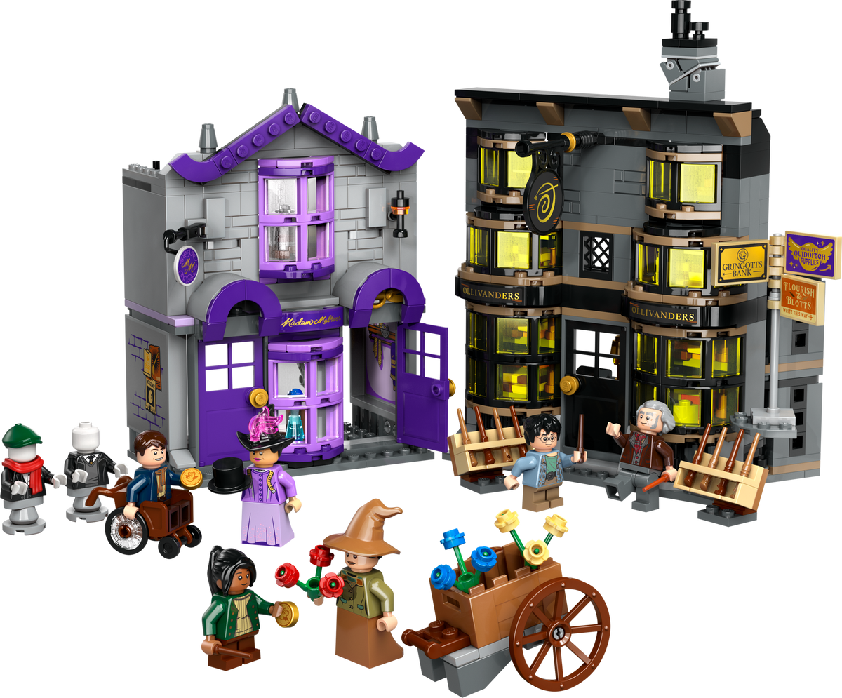 76439 Ollivanders & Madam Malkin's Robes (Used) LEGO Harry Potter product image 1, provided for visual reference and product