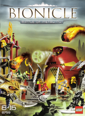 8759 Battle of Metru Nui (Used) LEGO BIONICLE product image 2, provided for visual reference and product detail review