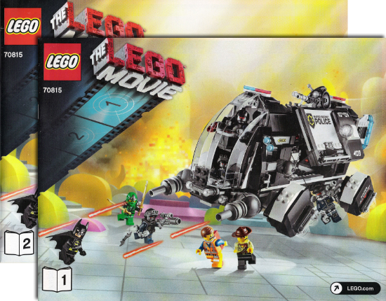 70815 Super Secret Police Dropship (Certified) LEGO The LEGO Movie product image 2, provided for visual reference and