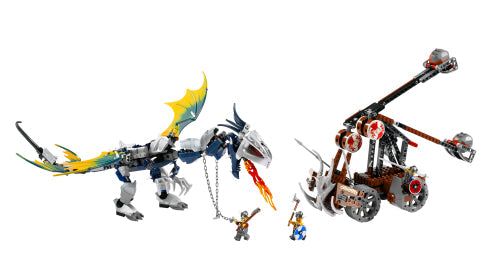 7021 Viking Double Catapult vs. the Armored Ofnir Dragon (Certified) LEGO Vikings product image 1, provided for visual