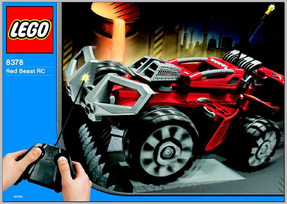 8378 Red Beast RC (Used) LEGO Racers product image 2, provided for visual reference and product detail review