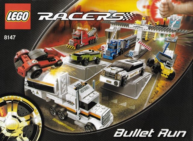 8147 Bullet Run (Used) LEGO Racers product image 2, provided for visual reference and product detail review
