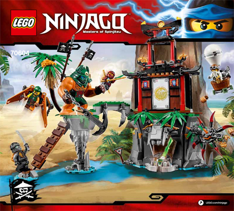 70604 Tiger Widow Island (Used) LEGO Ninjago product image 2, provided for visual reference and product detail review