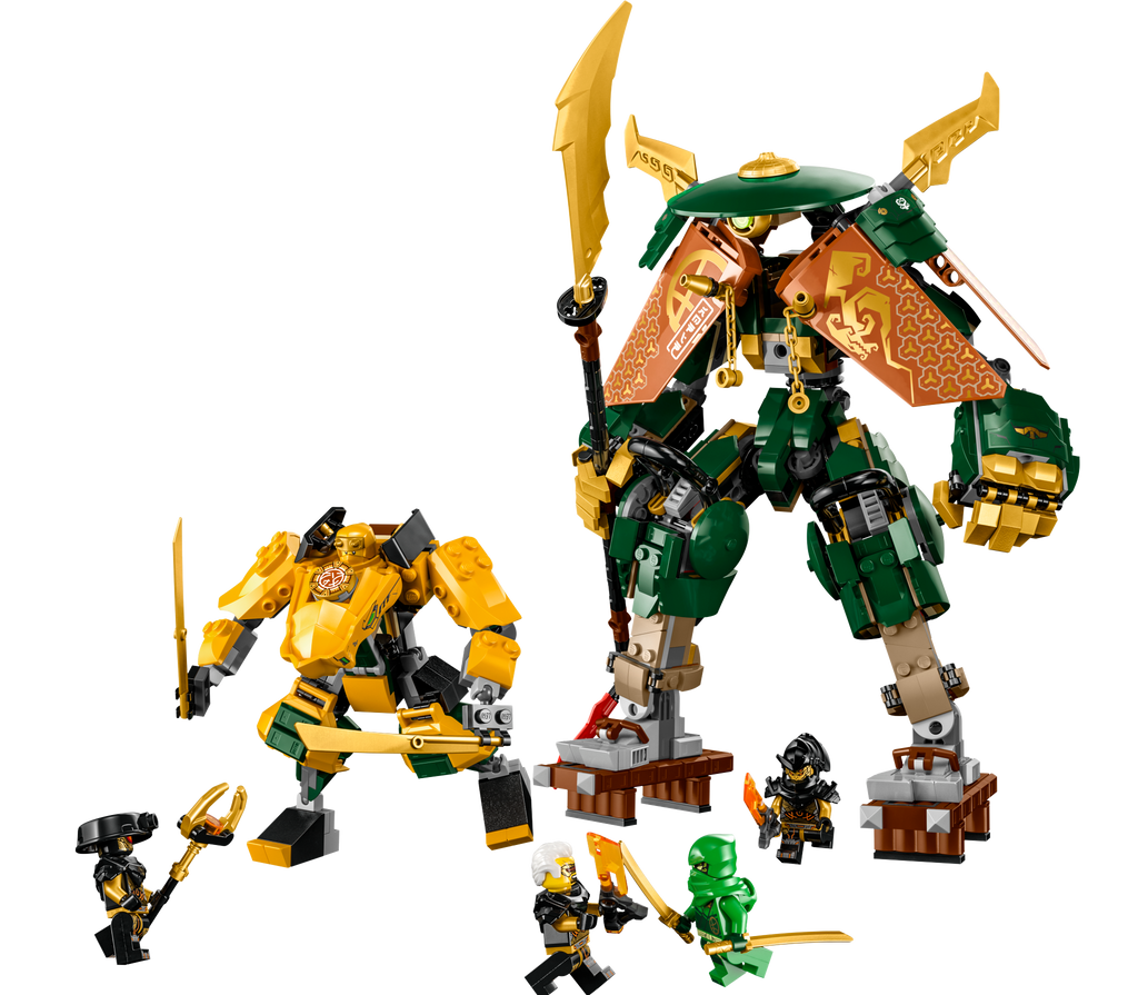 71794 Lloyd and Arin's Ninja Team Mechs (Used) LEGO Ninjago product image 1, provided for visual reference and product