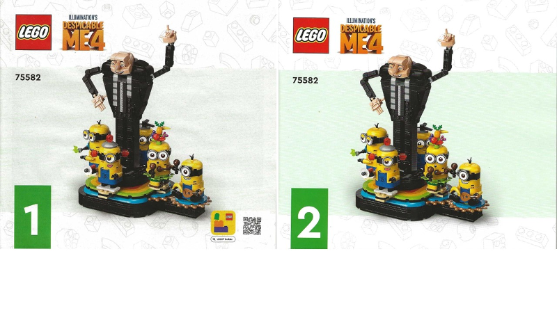 75582 Brick-Built Gru and Minions (Certified) LEGO Despicable Me product image 2, provided for visual reference and product