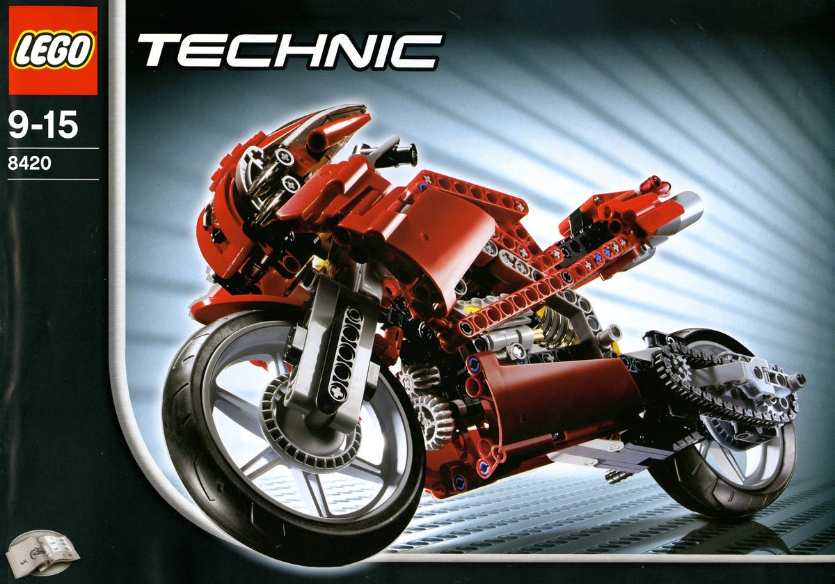 8420 Street Bike (Used) LEGO TECHNIC product image 2, provided for visual reference and product detail review