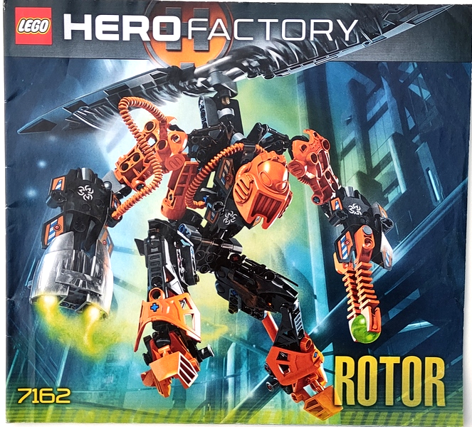 7162 Rotor (Used) LEGO HERO Factory product image 2, provided for visual reference and product detail review