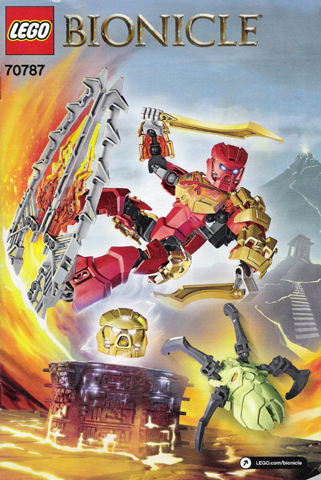 70787 Tahu - Master of Fire (Used) LEGO BIONICLE product image 2, provided for visual reference and product detail review