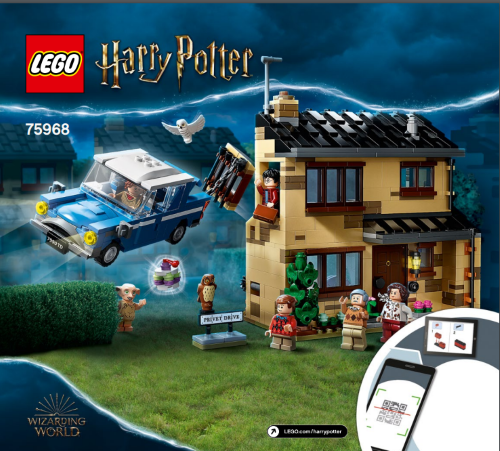 75968 4 Privet Drive (Used) LEGO Harry Potter product image 2, provided for visual reference and product detail review