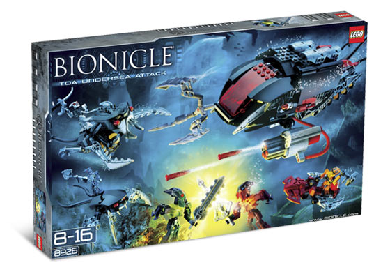 8926 Toa Undersea Attack (Retired) LEGO BIONICLE product image 1, provided for visual reference and product detail review