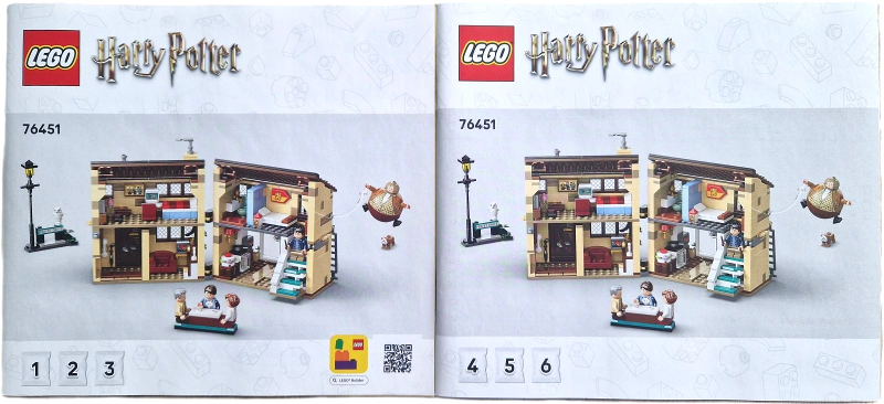 76451 Privet Drive: Aunt Marge's Visit (Used) LEGO Harry Potter product image 2, provided for visual reference and product
