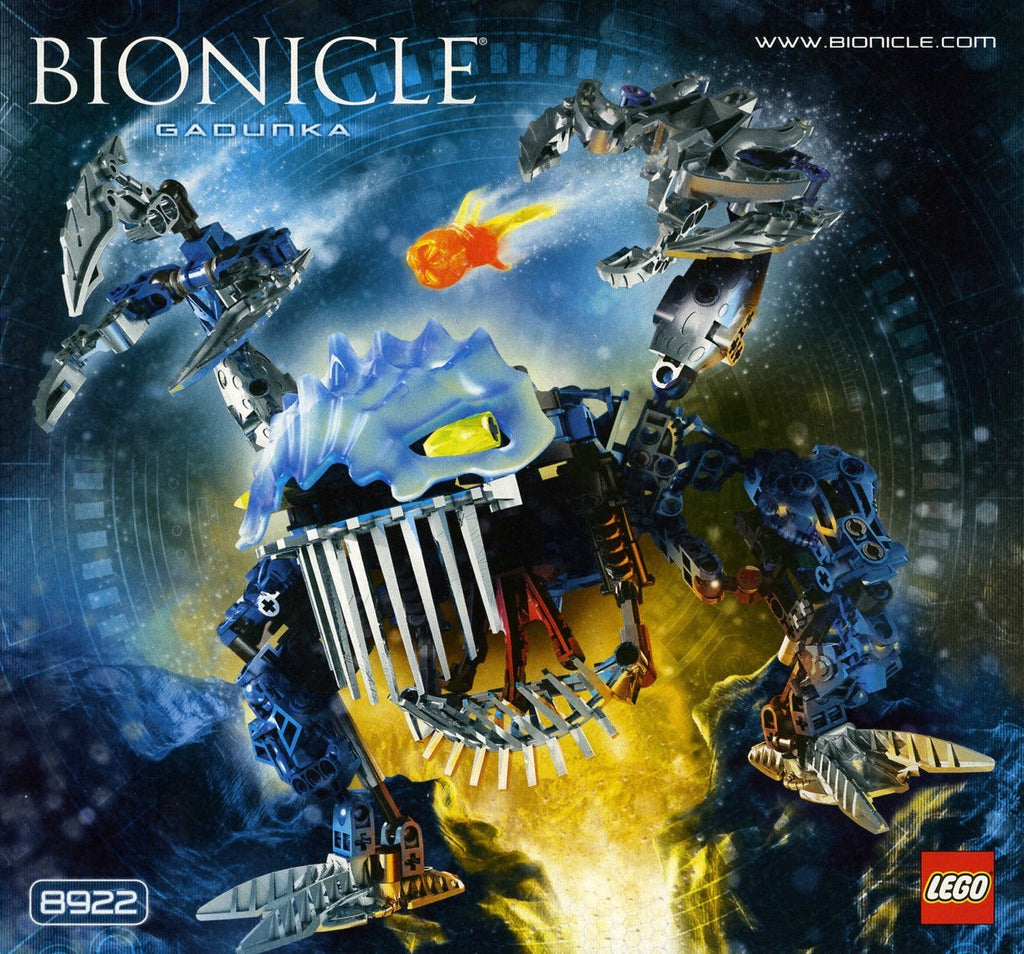 8922 Gadunka (Used) LEGO BIONICLE product image 2, provided for visual reference and product detail review