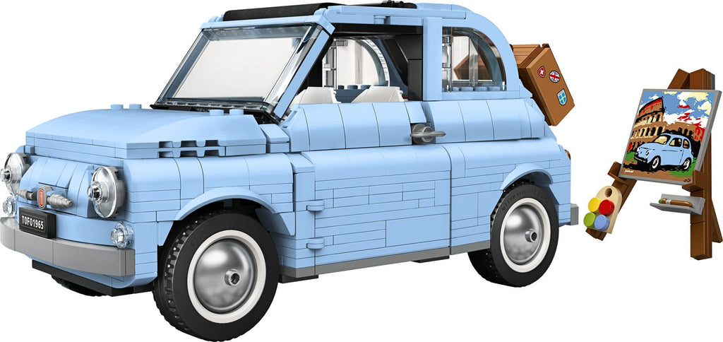 77942 Fiat 500 (Bright Light Blue Edition) (Certified) LEGO Creator Expert product image 1, provided for visual reference