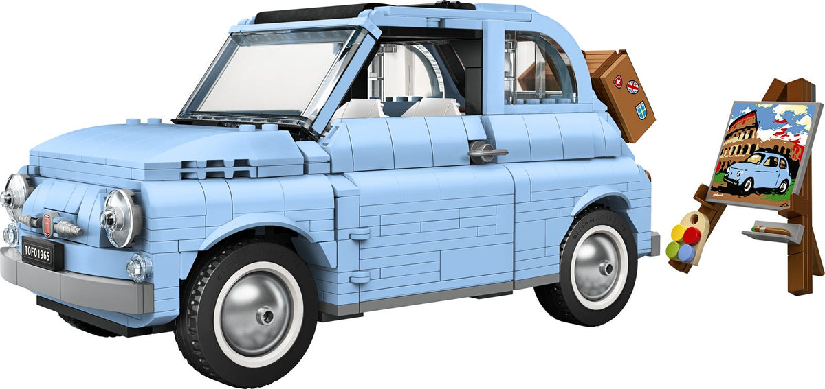 77942 Fiat 500 (Bright Light Blue Edition) (Certified) LEGO Creator Expert product image 1, provided for visual reference