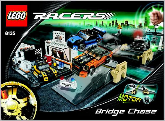 8135 Bridge Chase (Used) LEGO Racers product image 2, provided for visual reference and product detail review