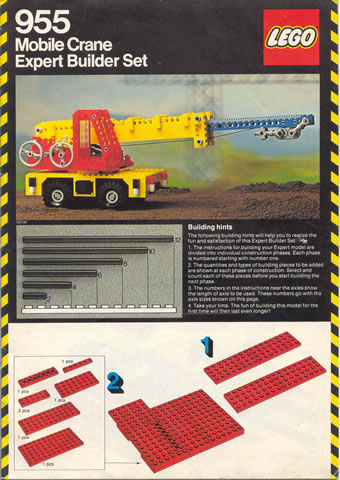 955 Mobile Crane (Used) LEGO TECHNIC product image 2, provided for visual reference and product detail review