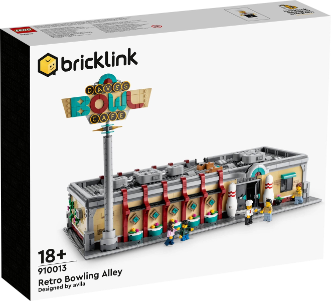 910013 Retro Bowling Alley (Retired) LEGO BrickLink product image 1, provided for visual reference and product detail review