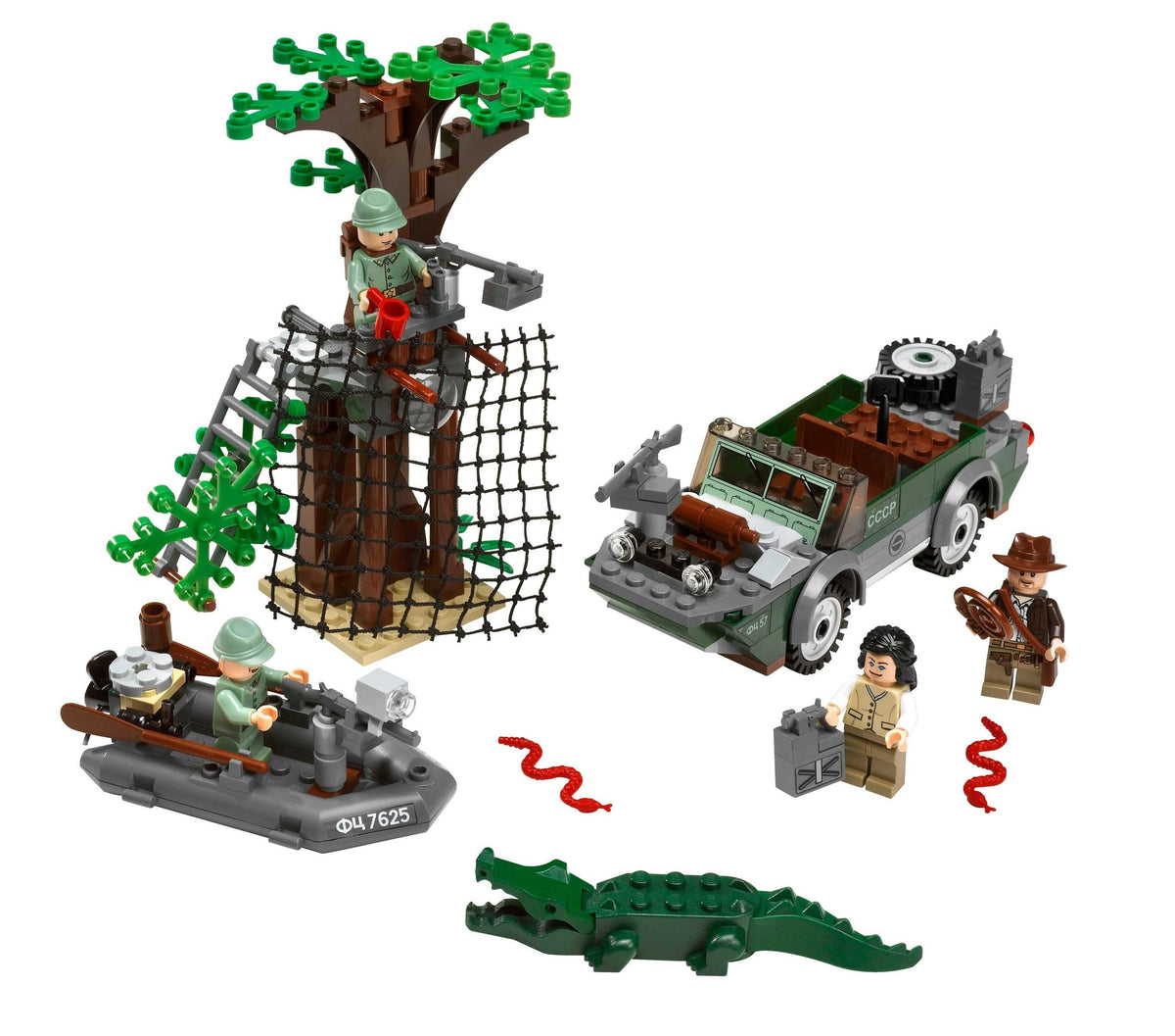 7625 River Chase (Certified) LEGO Indiana Jones product image 1, provided for visual reference and product detail review