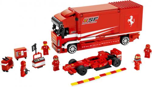 8185 Ferrari Truck (Certified) LEGO Racers product image 1, provided for visual reference and product detail review
