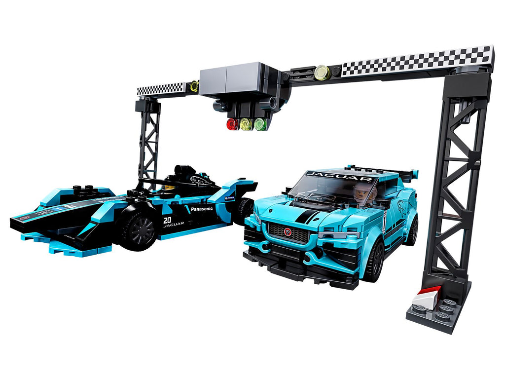 76898 Formula E Panasonic Jaguar Racing GEN2 Car & Jaguar I-PACE eTROPHY (Certified) LEGO Speed Champions product image 1,
