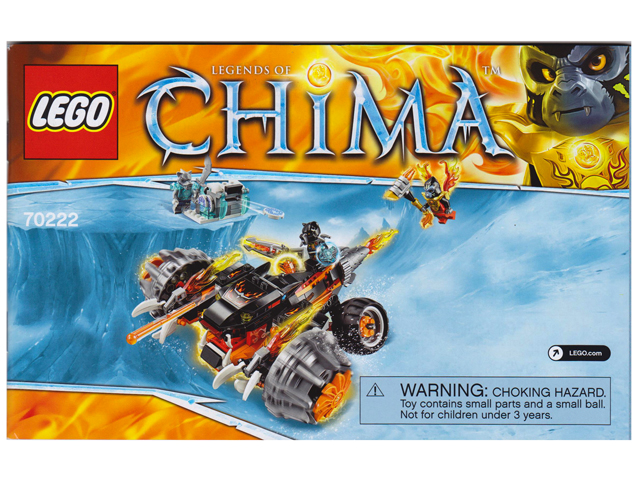 70222 Tormak's Shadow Blazer (Used) LEGO Legends of Chima product image 2, provided for visual reference and product detail