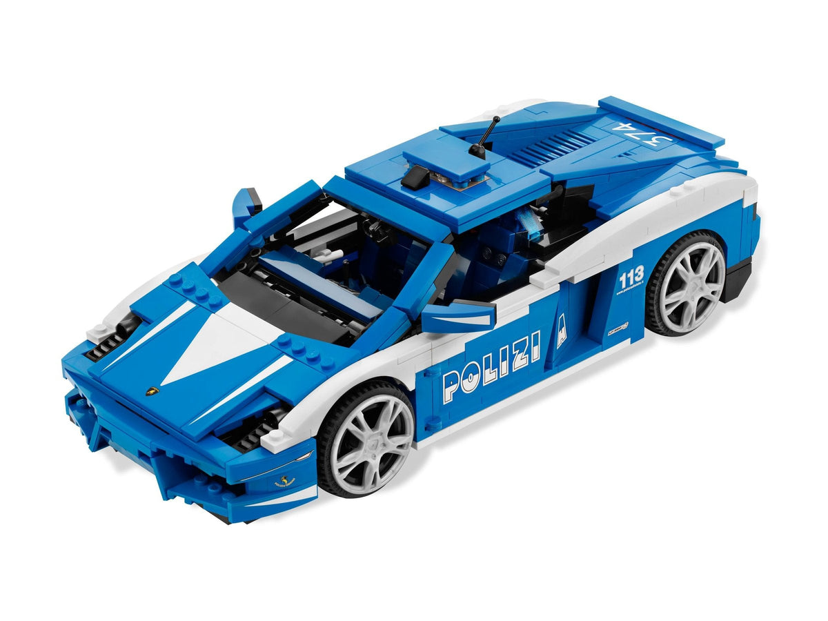 8214 Lamborghini Polizia (Certified) LEGO Racers product image 1, provided for visual reference and product detail review