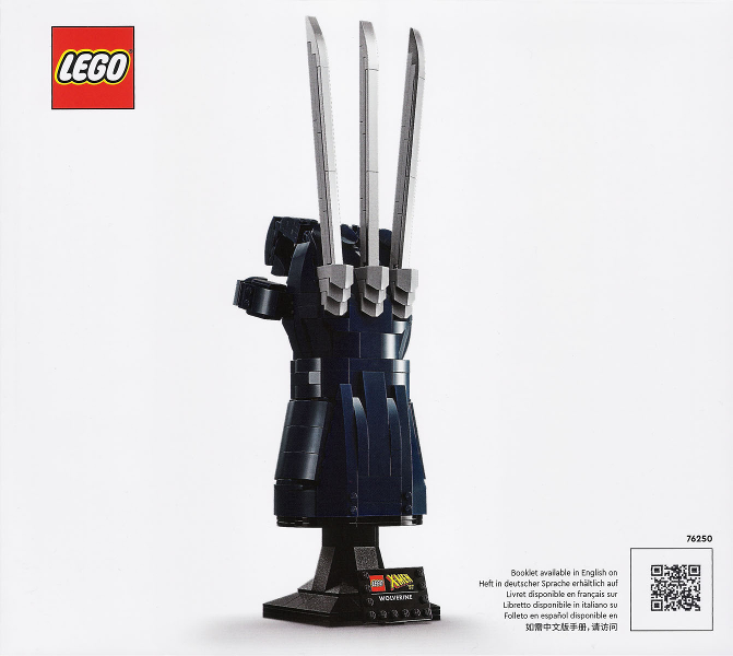 76250 Wolverine's Adamantium Claws (Used) LEGO Super Heroes product image 2, provided for visual reference and product
