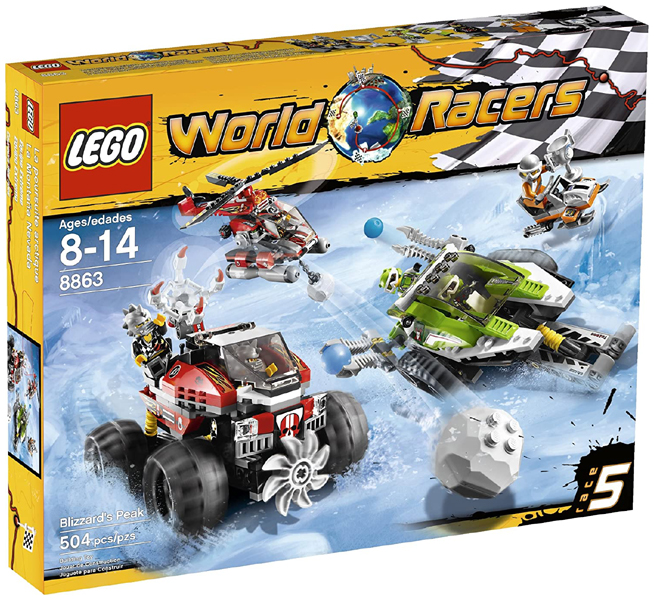 8863 Blizzard's Peak (Retired) LEGO World Racers product image 1, provided for visual reference and product detail review