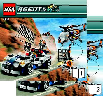 8634 Turbocar Chase (Certified) LEGO Agents product image 2, provided for visual reference and product detail review