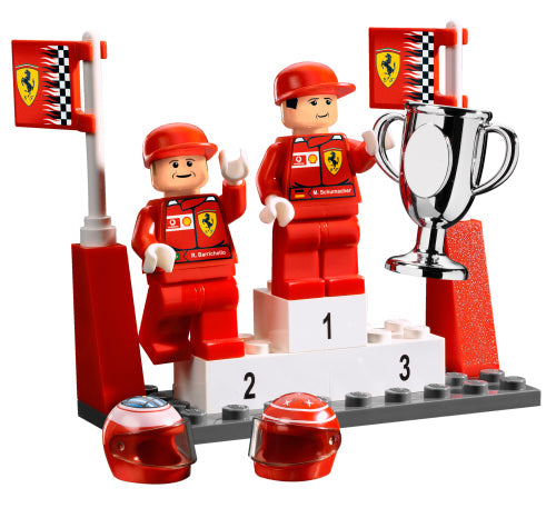 8389 M. Schumacher and R. Barrichello (Used) LEGO Racers product image 1, provided for visual reference and product detail