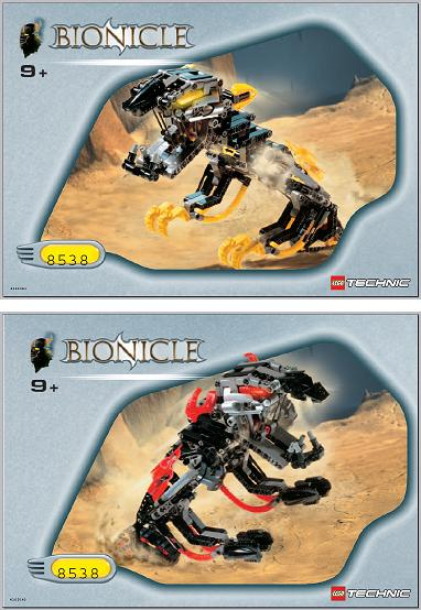 8538 Muaka & Kane-ra (Certified) LEGO BIONICLE product image 2, provided for visual reference and product detail review
