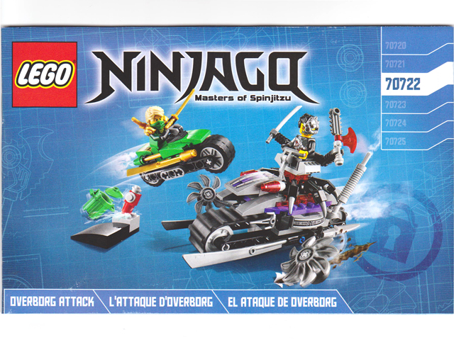 70722 OverBorg Attack (Certified) LEGO Ninjago product image 2, provided for visual reference and product detail review