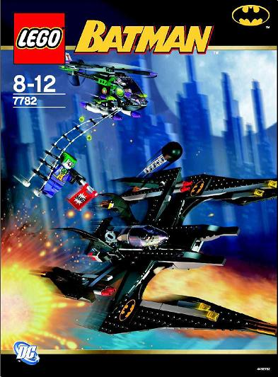 7782 The Batwing: The Joker's Aerial Assault (Used) LEGO Super Heroes product image 2, provided for visual reference and