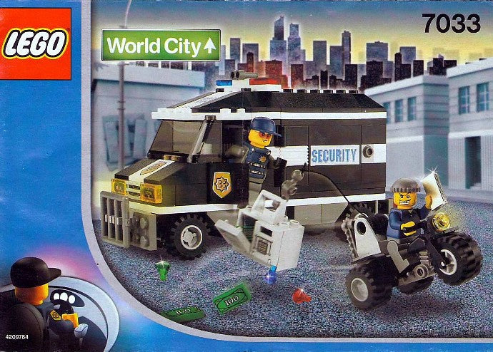 7033 Armoured Car Action (Certified) LEGO World City product image 2, provided for visual reference and product detail review