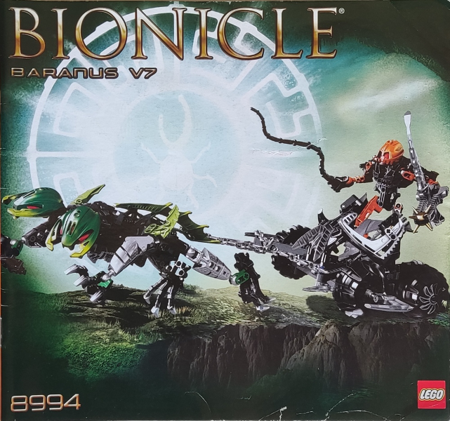 8994 Baranus V7 (Used) LEGO BIONICLE product image 2, provided for visual reference and product detail review