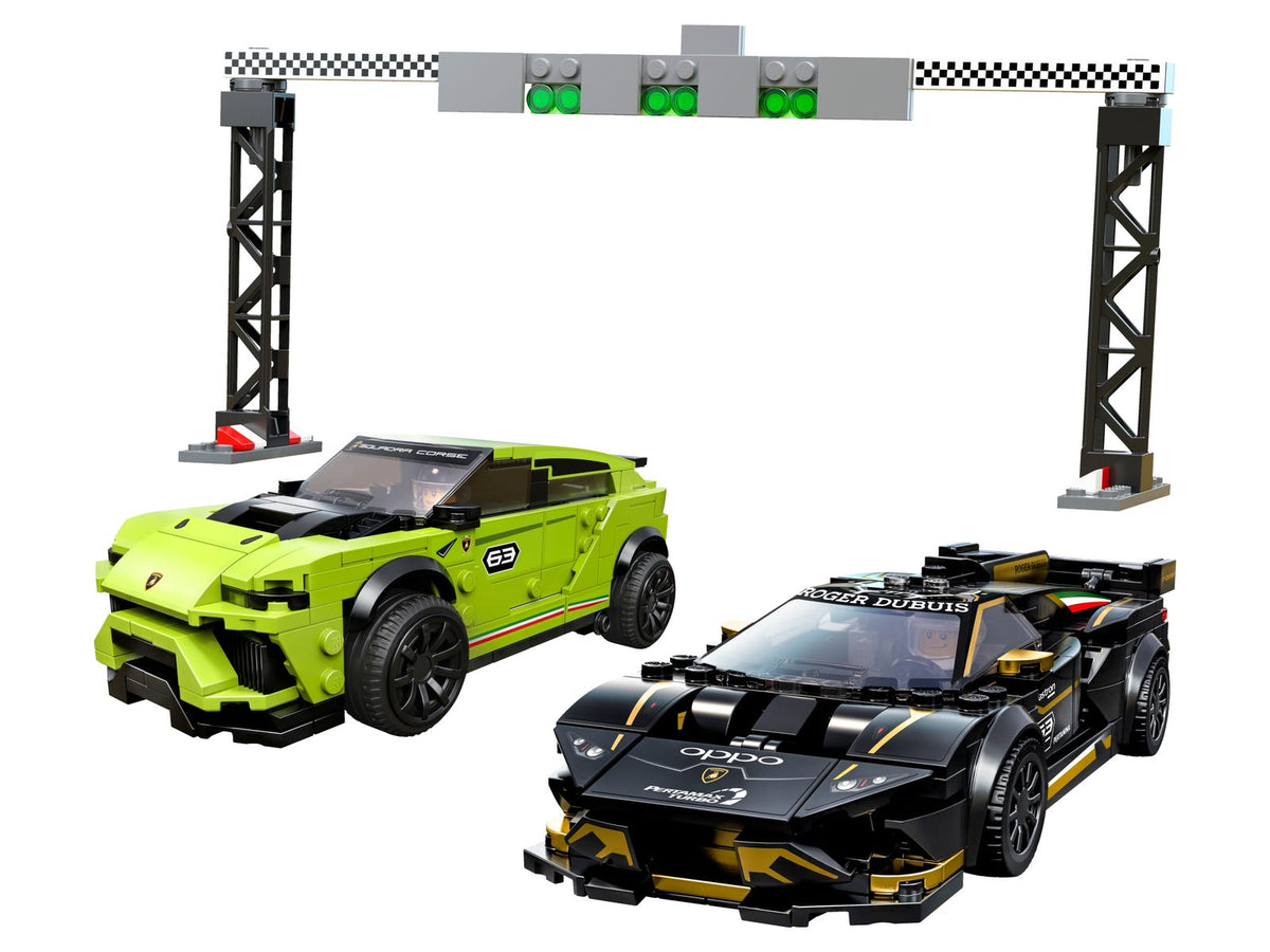 76899 Lamborghini Urus ST-X & Lamborghini Huracan Super Trofeo EVO (Certified) LEGO Speed Champions product image 1,