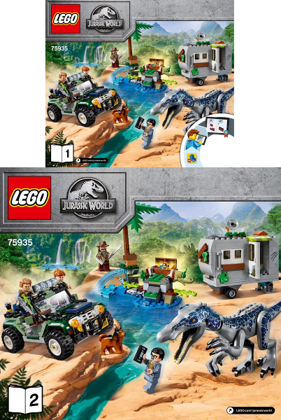 75935 Baryonyx Face-Off: The Treasure Hunt (Certified) LEGO Jurassic World product image 2, provided for visual reference